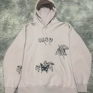 size medium OBEY hoodie, never worn.
